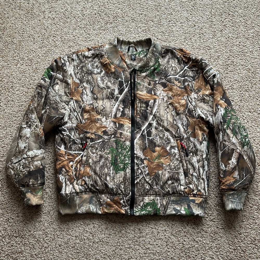 ASRV DSG-0858 Rip-Stop Insulated RealTree Camo Camouflage Tech Bomber Jacket L